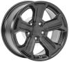 2007-UP *1 Cerchio in lega stile QUAD RECON misura 17x8.5" colore nero opaco JK JL JT